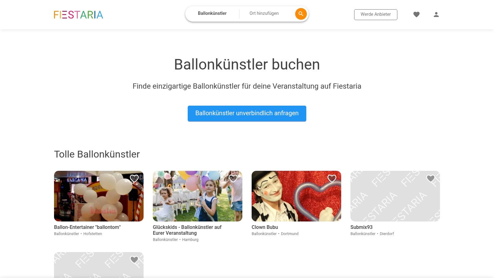 Fiestaria: Die Plattform für gezieltes Vergleichen