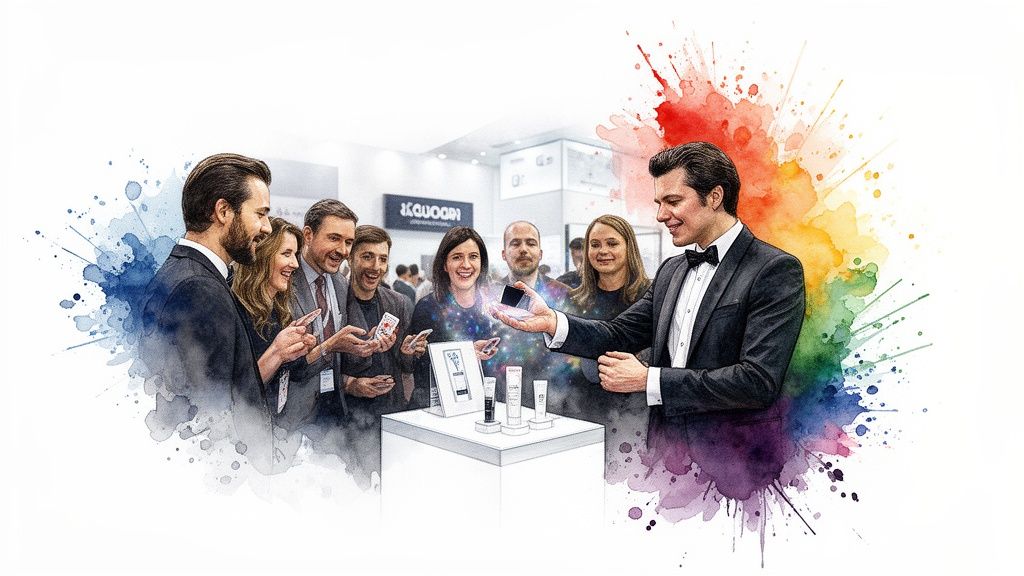 magician for trade shows trade show magic