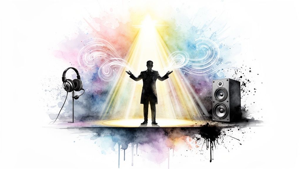 wizard light and sound sound art