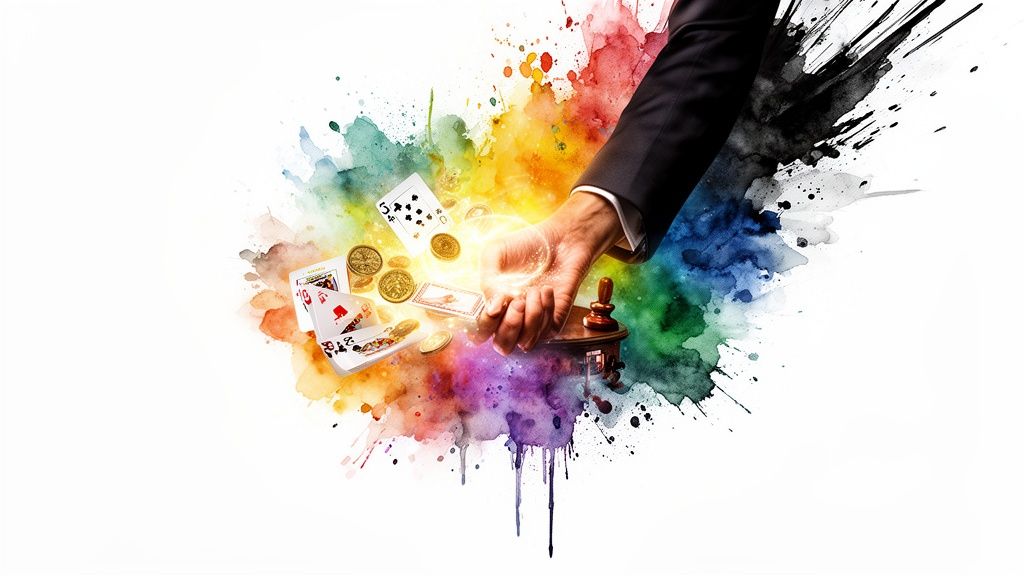 magician technique magic gambling